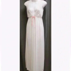 Vintage 70’s Dreamaway Nightgown & Matching Chiffon Short Sleeve Robe - Size M